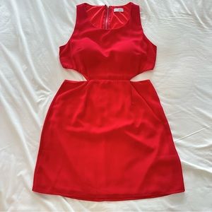 Tobi | Red Cutout Dress | Size small